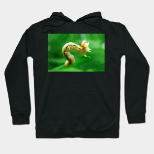 Inch Worm Painting Hoodie